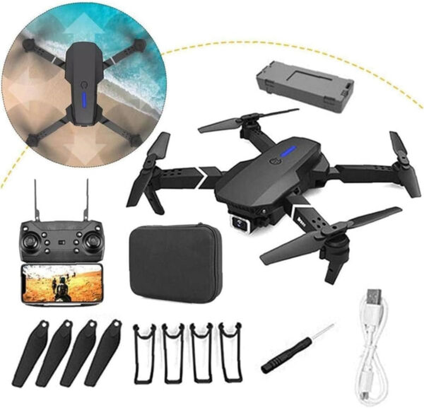 E88 Pro 4K Dual Camera Foldable Drone with WiFi FPV & Altitude Hold - Image 2
