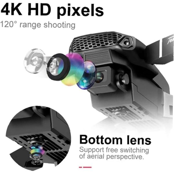 E88 Pro 4K Dual Camera Foldable Drone with WiFi FPV & Altitude Hold