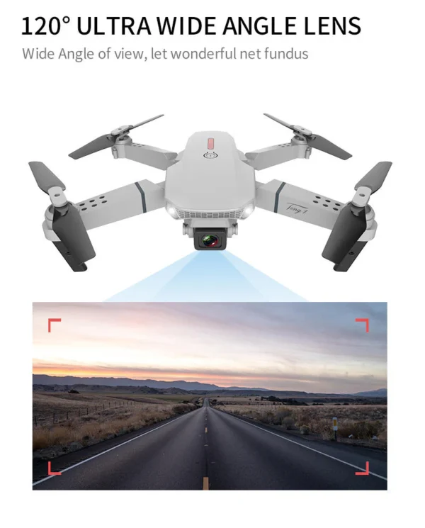 E88 Pro 4K Dual Camera Foldable Drone with WiFi FPV & Altitude Hold