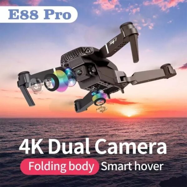 E88 Pro 4K Dual Camera Foldable Drone with WiFi FPV & Altitude Hold