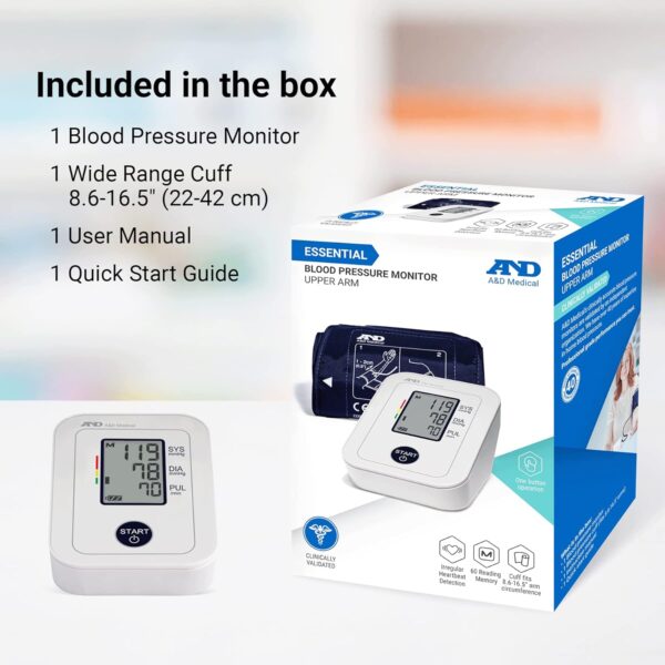 Automatic Blood Pressure Monitor – Clinically Validated with Arrhythmia Detection & WHO Color-Coded Indicator