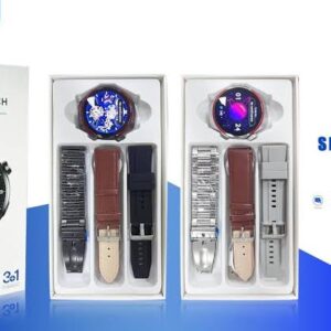 Wisme WS X2 Smart Watch with 3 Interchangeable Straps – Your Ultimate Fitness and Style Companion