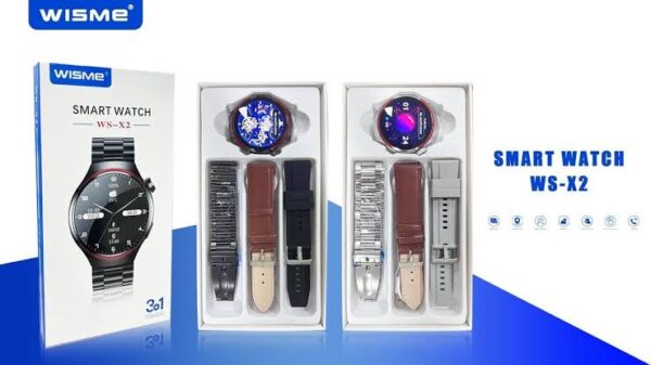 Wisme WS X2 Smart Watch with 3 Interchangeable Straps – Your Ultimate Fitness and Style Companion