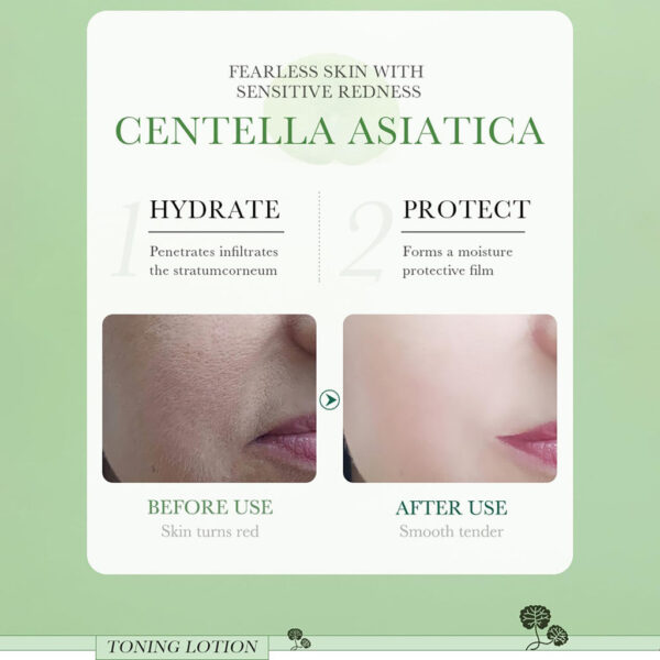 BIOAQUA Centella Asiatica Soothing Dryness Repair Toner – 120ml | Hydration, Oil Control & Anti-Acne Skincare - Image 2