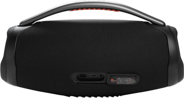 JBL Boombox 3 Portable Bluetooth Speaker – Waterproof, 24-Hour Battery, Deep Bass, PartyBoost, Black