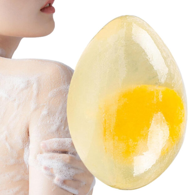 Crystal Egg Soaps – Handcrafted Botanical Egg-Shaped Soap Bar (80g) - Image 2