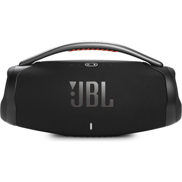 JBL Boombox 3 Portable Bluetooth Speaker – Waterproof, 24-Hour Battery, Deep Bass, PartyBoost, Black