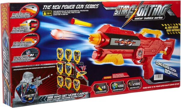 Star Fighting Water Bullet Series 3-in-1 Blaster Toy Gun – Ultimate Action Fun for Kids