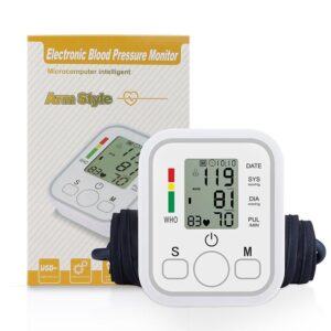 Automatic Blood Pressure Monitor – Clinically Validated with Arrhythmia Detection & WHO Color-Coded Indicator