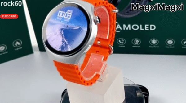 ROCK 60 Germany Smart Watch with Wireless Charging & 4 Interchangeable Straps
