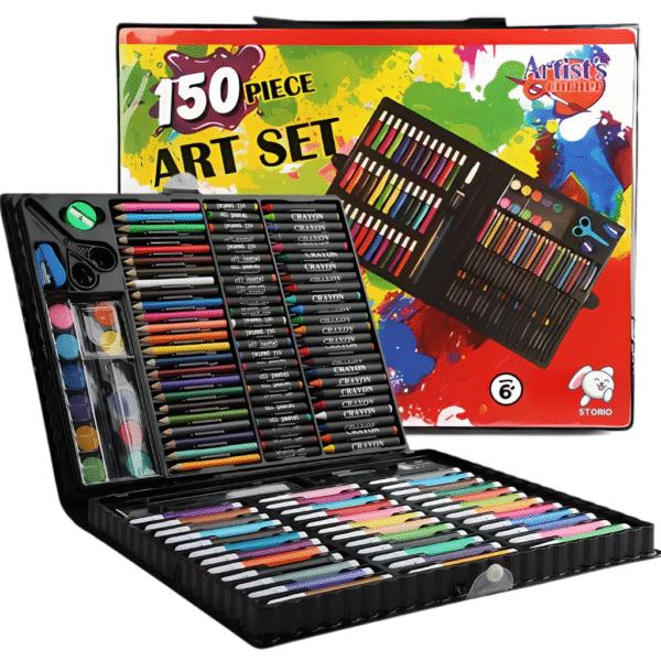 Kids Art Drawing Crayon 150 Color Set – Complete Creative Kit for Young Artists