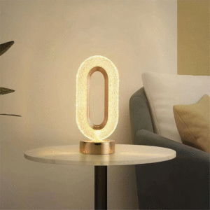 LED Cordless Table Lamp – USB Touch Dimming Crystal Night Light for Bedroom, Living Room, Hotel & Bar