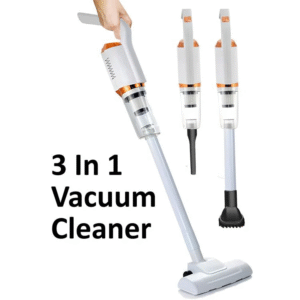 3-in-1 Handheld Stick Vacuum Cleaner – 600W Motor, HEPA Filtration, 1.2L Dust Capacity, 5m Cord – Lightweight & Versatile for Home Cleaning
