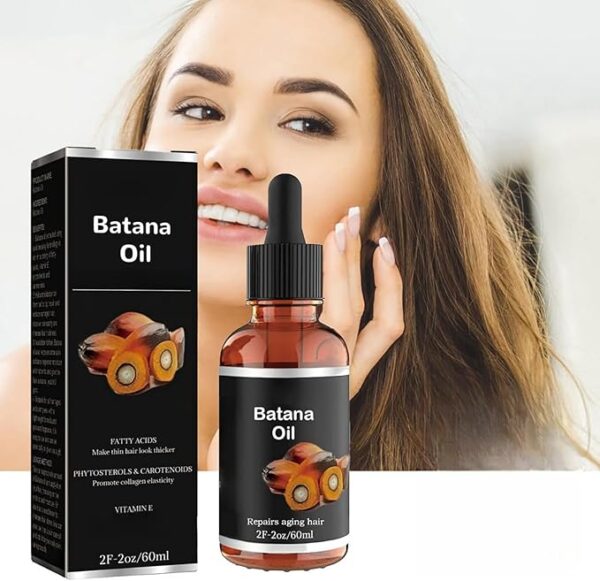 Batana Oil 60ml – Natural Hair Growth & Repair Oil for Thicker, Healthier Hair | Rich in Vitamin E, Fatty Acids & Phytosterols